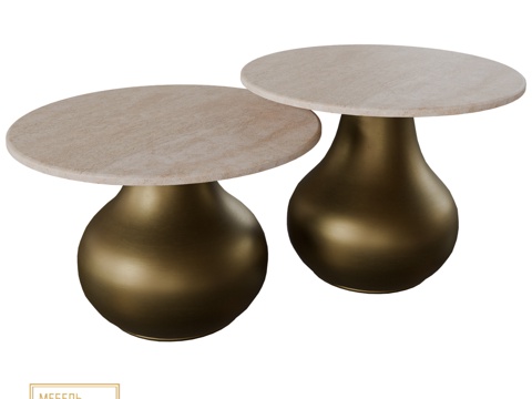  OM Elixir Gold Trv 桌子 - Bazhen3d模型 