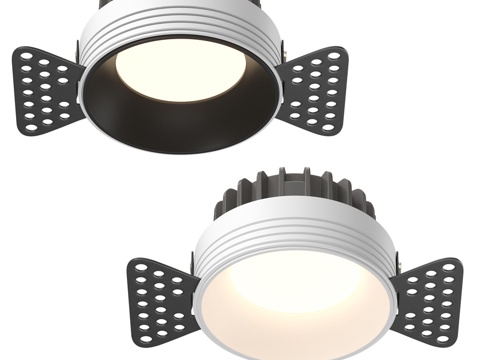  嵌入式灯具 Okno 3000-4000-6000K 8W3d模型 