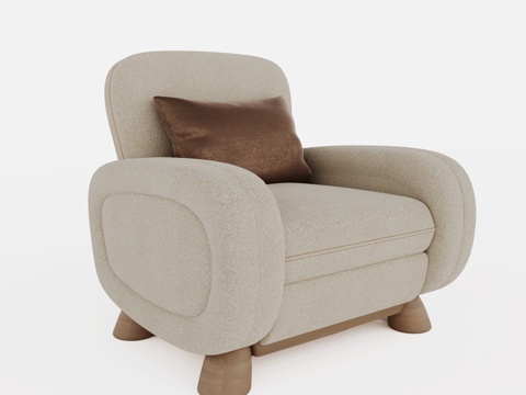 复古沙发su模型