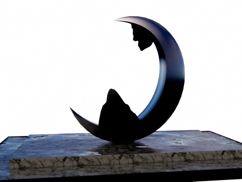 电脑 前台 办公室 工装su模型