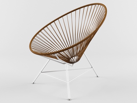  现代餐椅 单椅 椅子 休闲椅 躺椅3d模型 