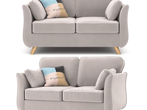 OM The Furny 沙发 Coco 137x89x863d模型 