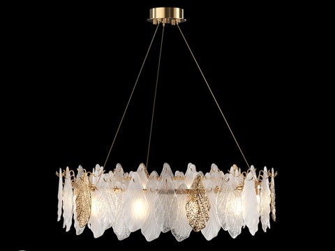  克洛伊德塞内加尔C12吊灯 (art. 11171)3d模型 