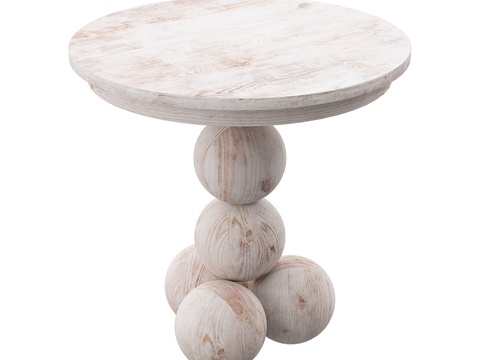  边几角几3d模型 