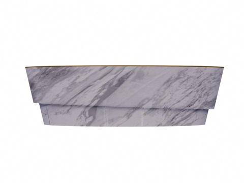 办公空间 大厅 工位 办公 前台su模型