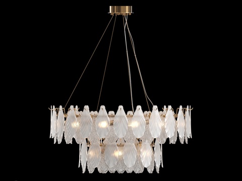  克洛伊德塞内加尔水晶吊灯C18（货号11196）3d模型 