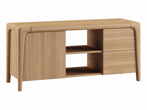  Goldfinwoods双抽屉柜3d模型 