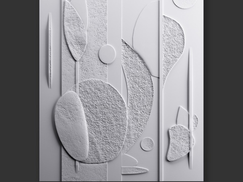  PICASSO 壁板3d模型 