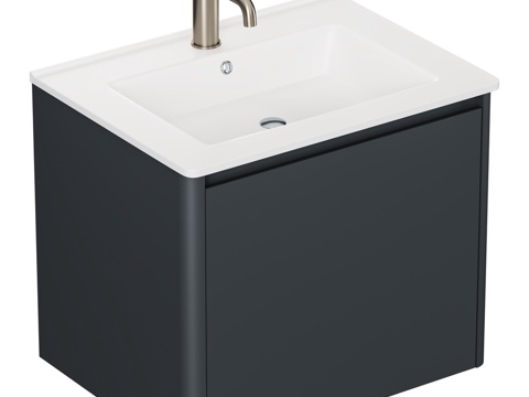  艾伦布劳重力系列60 1.370012.AM洗脸盆柜3d模型 