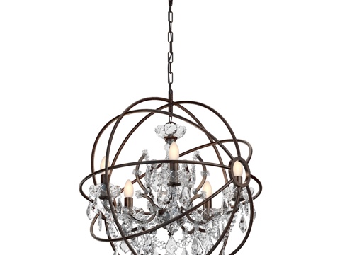  吊灯最爱 1834-5P3d模型 