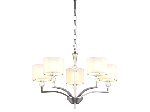  OM 带灯罩与水晶吊灯 LH71123d模型 