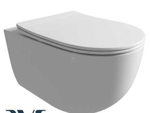  OM 壁挂式马桶 AVS 系列无缘款3d模型 