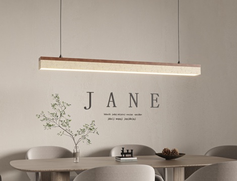  侘寂中古吊灯3d模型 