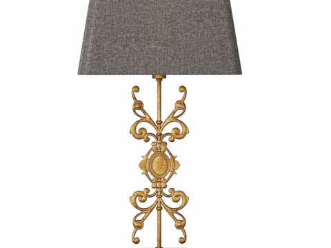  台灯 10439T B LOFT IT 蕾丝款3d模型 