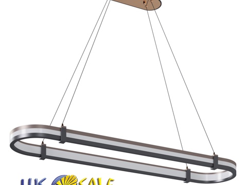  OM线性吊灯 Lussole LSP-74103d模型 