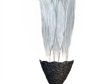  OM Butterfly LC 单叶壁灯石墨款3d模型 