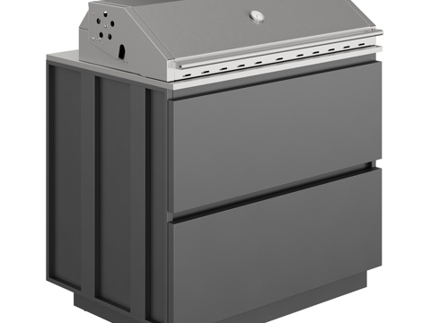  OM Astov炭火烧烤炉(1000mm)3d模型 