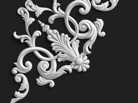  角线套装226号3d模型 