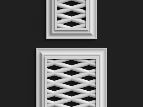  通风栅 #18 和 #32。LepGrand3d模型 