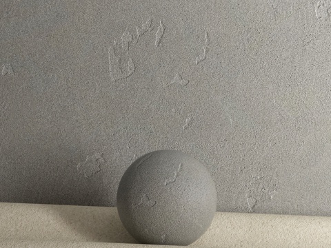  微水泥基装饰涂料3d模型 