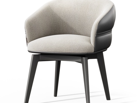  FIFTYFOURMS Fiore旋转椅3d模型 