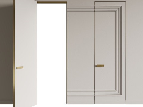  室内门 DS 004-013d模型 