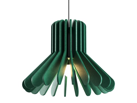  吸音吊灯 D500xH380mm OM3d模型 