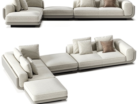  FIFTYFOURMS Ambitus 10 模块化沙发3d模型 