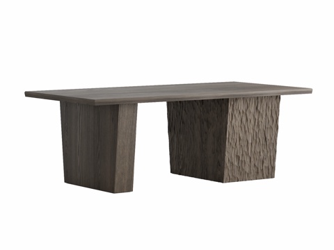  洛基咖啡桌3d模型 