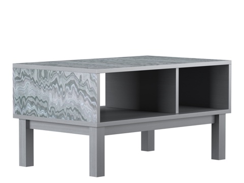  OM咖啡桌 Monumental灰80×50 LS款3d模型 