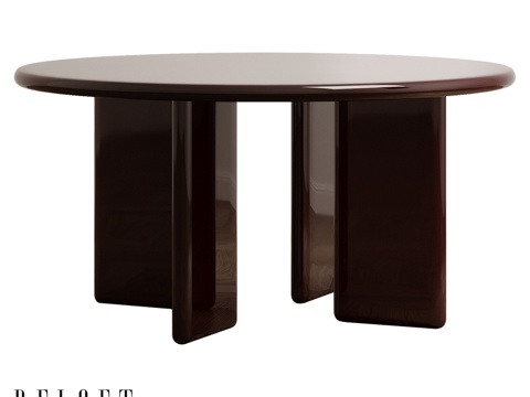  圆形餐桌 WAVE3d模型 