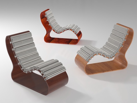  现代椅子3d模型 