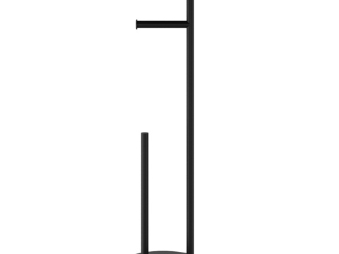  OM_带置物架的纤薄款卫生纸架 伯根森B3d模型 