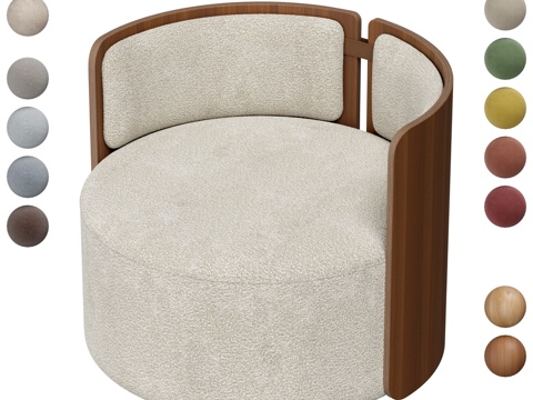  OM Lagom 800 旋转椅3d模型 