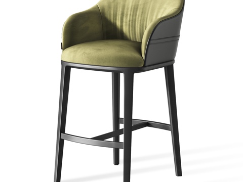  FIFTYFOURMS Palatium 吧台椅3d模型 