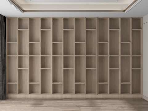  现代置物柜3d模型 