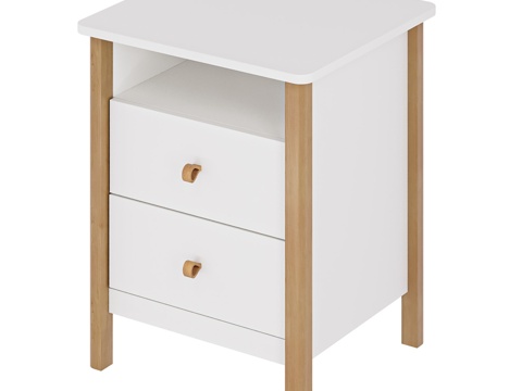  OM 经典款床头柜3d模型 