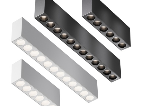  Points吊灯3d模型 