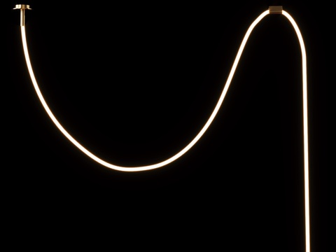  天花板灯 10388A LOFT IT 线条3d模型 