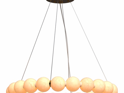  奥蕾莉亚萤石灯 600 毫米 FL1200-6P (OM ）3d模型 