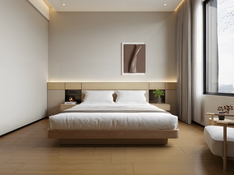  酒店客房 民宿客房 客房3d模型 