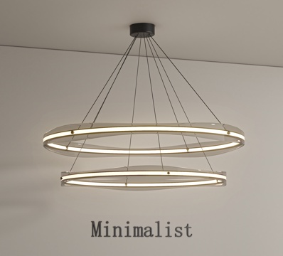  现代吊灯3d模型 