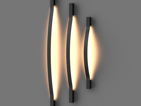  Lumen Wave OM壁灯3d模型 