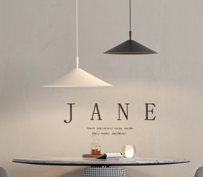 现代吊灯 餐厅吊灯 床头小吊灯su模型