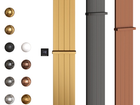  OM 电动加热毛巾架 Boheme FLAT3d模型 