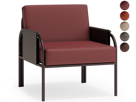  OM休闲椅奈良AURICA3d模型 