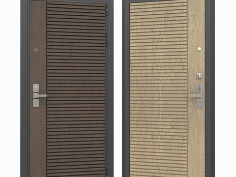  守护者入户门配Loft 03饰面3d模型 