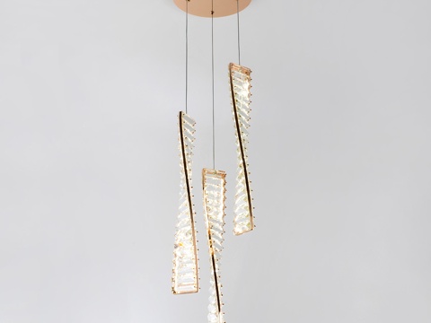  吊灯 MODELUX MS.88910.3R GD3d模型 