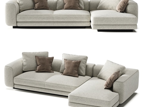  FIFTYFOURMS Harmonia 8 模块化沙发3d模型 