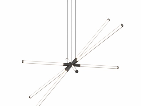 Citilux LUCIA CL217181 LED吊灯 黑3d模型